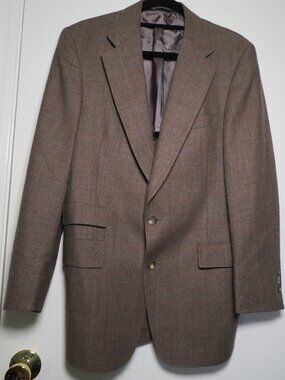 Austin Reed Virgin Wool Brown Suit Jacket